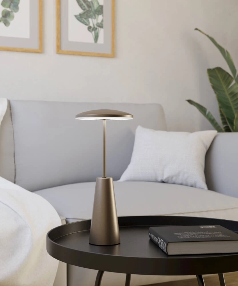 Lampe de table en bronze Piccola Ø 13 cm Eglo 9008606277797