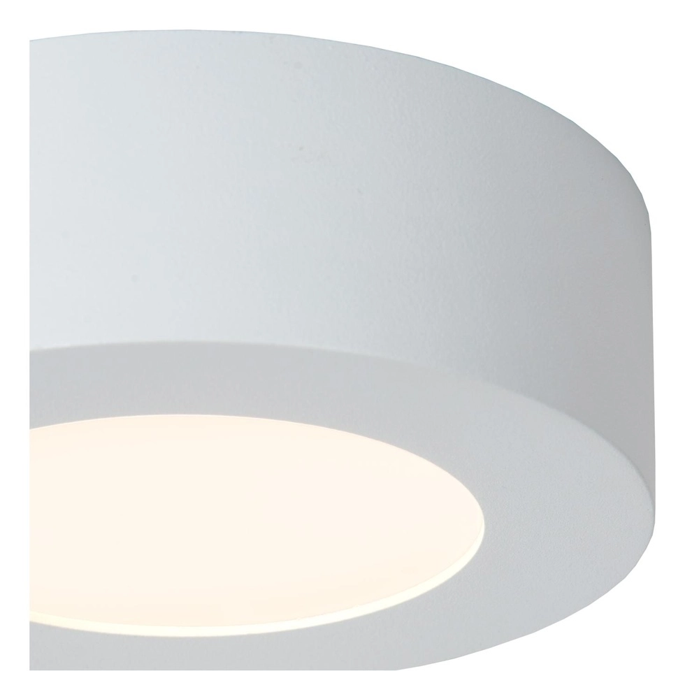 Éclairage de plafond Brice-Led Ø 11,7cm - IP44 blanc Lucide 5411212281289