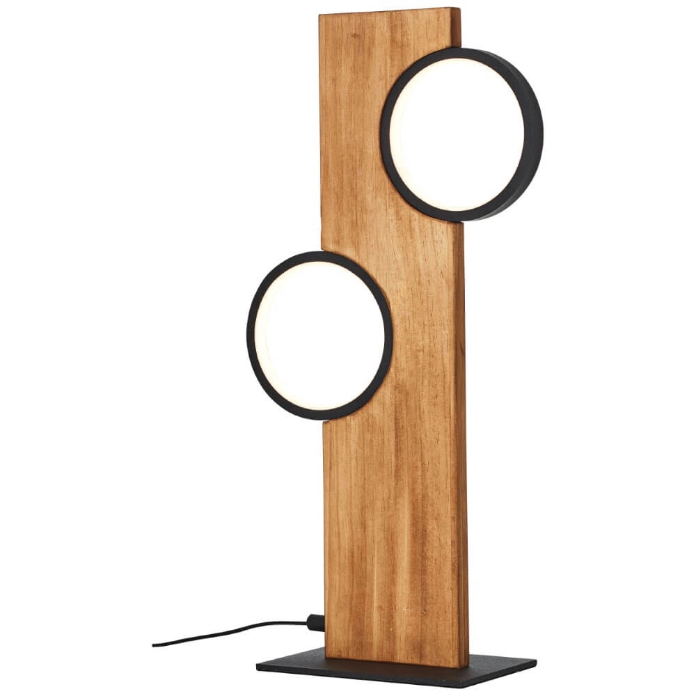 Lampe de table Cheesy bois Brilliant 4004353429606