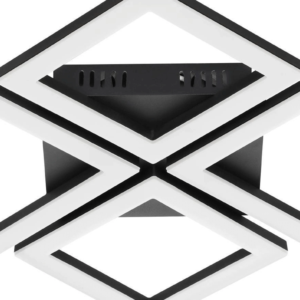 Plafonnier Zigbee Paranday-Z 47x43cm noir Eglo 9008606231225