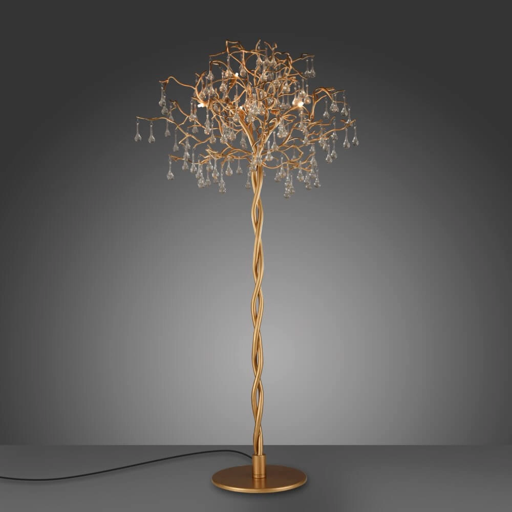 Lustre sur pied Icicle laiton antique Paul Neuhaus 4012248332931
