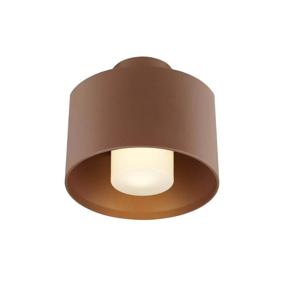 Plafonnier design Photoni Cyl Brun rouille Plafonnier design Photoni Cyl Brun rouille