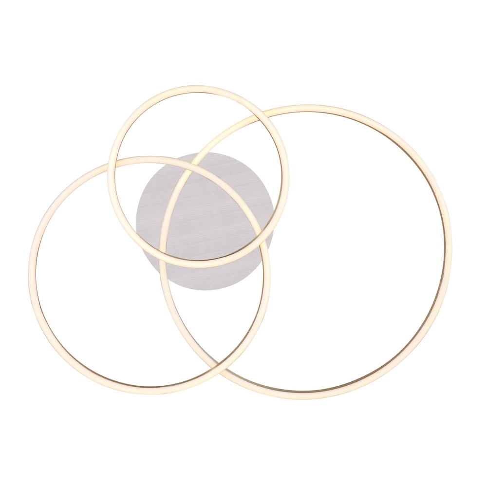 Lampe de plafond moderne Munni nickel Globo 9007371395842