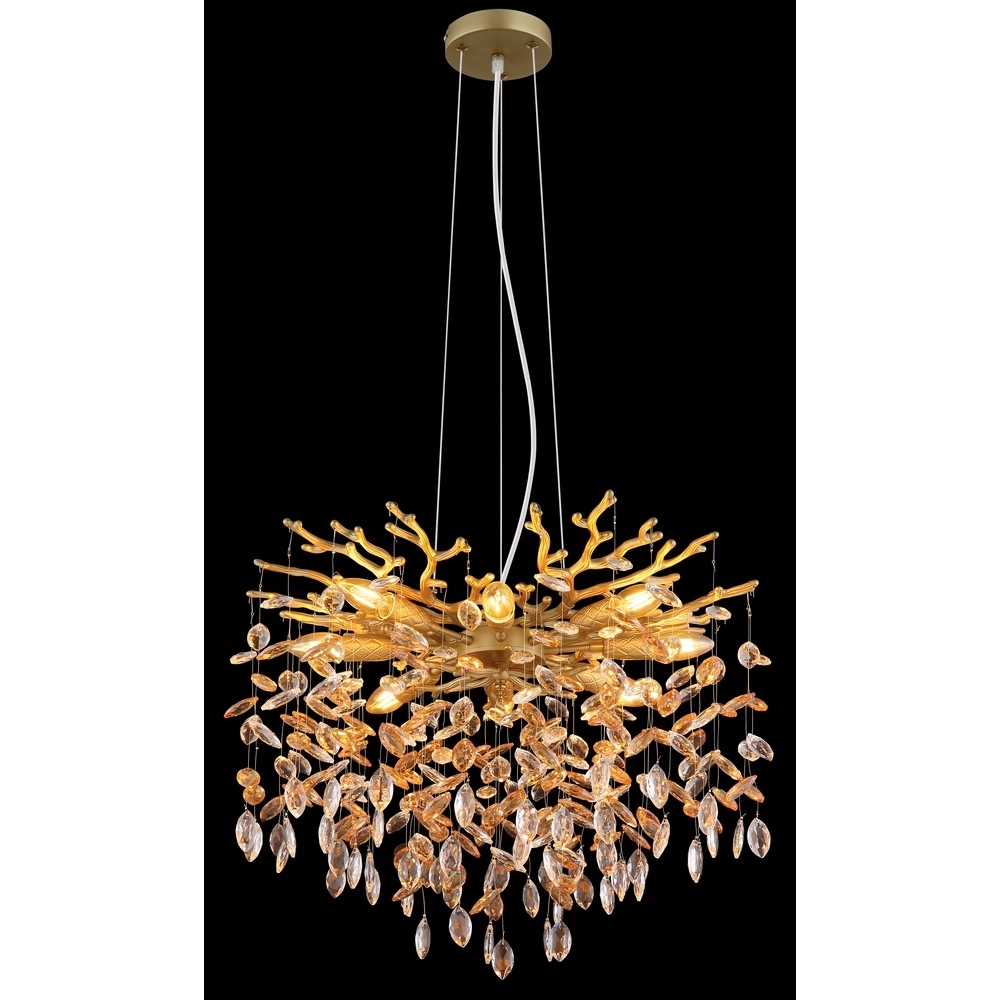 Lampe suspendue Queena or Ø 60cm Globo 9007371528677