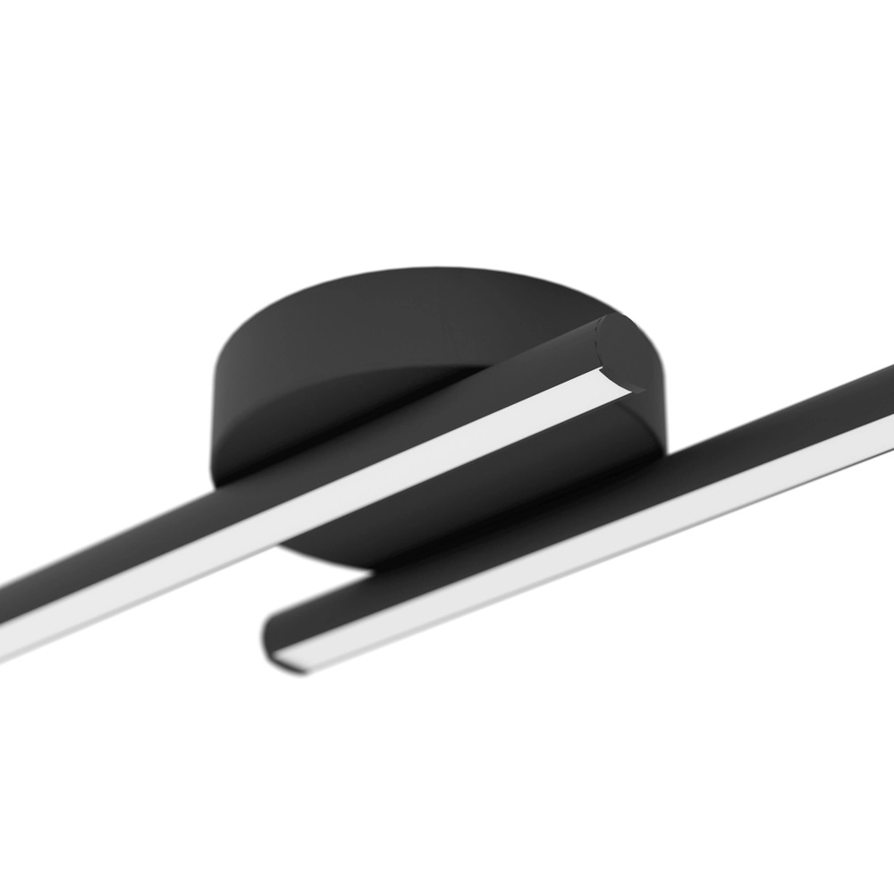 Éclairage de plafond intelligent Flatron-Z Noir Eglo 9008606390588