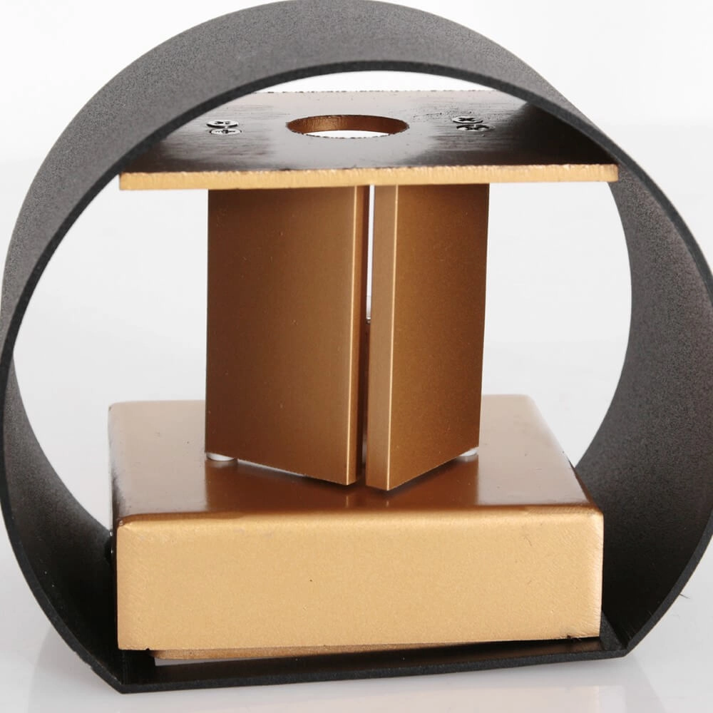 Spot mural rond noir Muro haut et bas Steinhauer 8712746152616