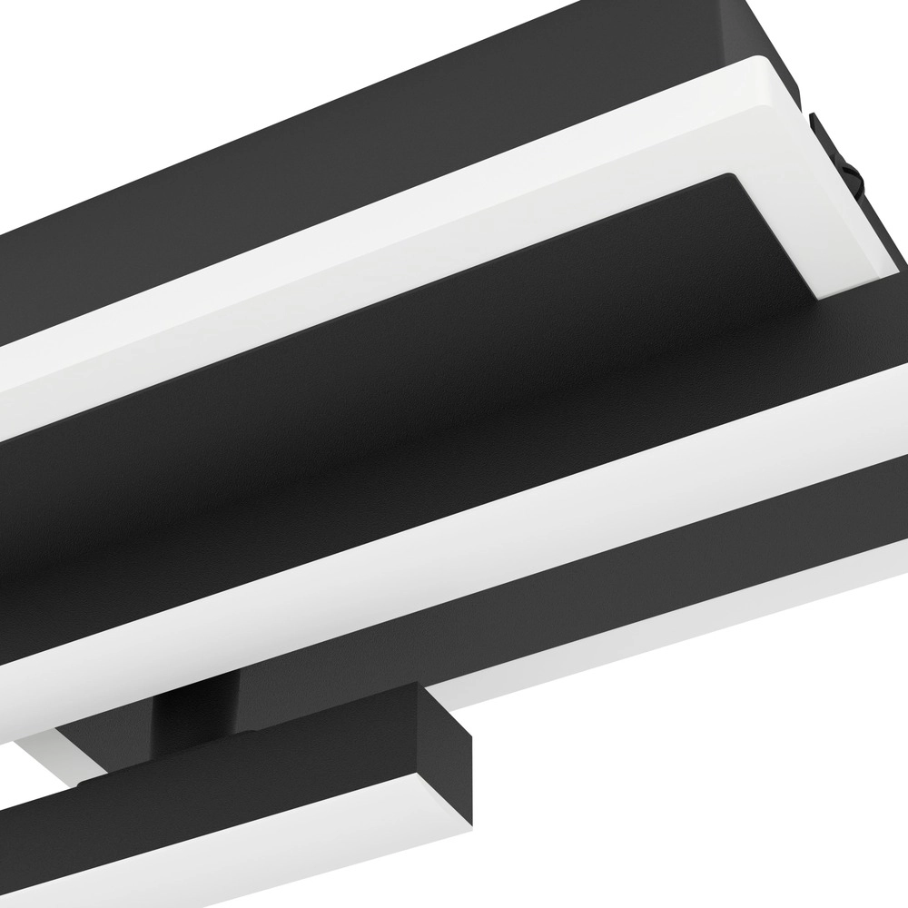Lampe de plafond moderne Nogaredo Noir 60 cm Eglo 9008606391578