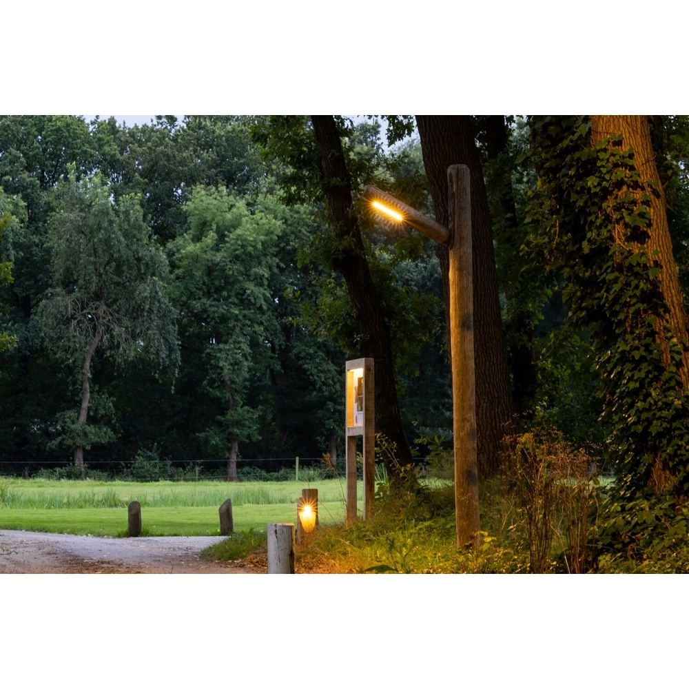 Lanterne en bois Alto Châtaigne - 3M - 3000K