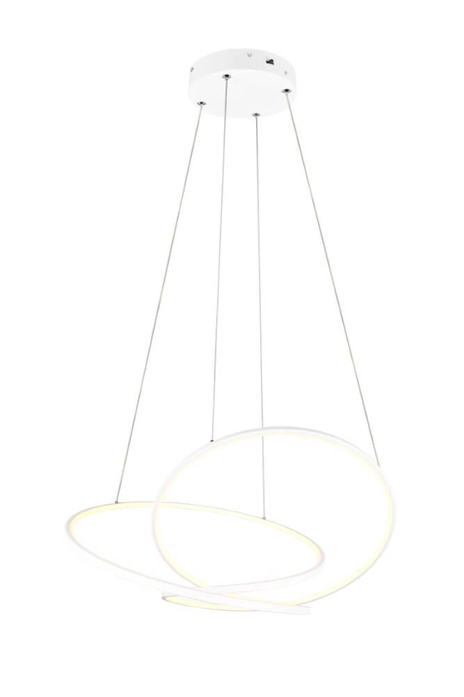 Lampe suspendue Vide Darvin blanc - 75cm