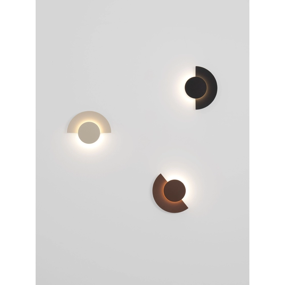 Lampe murale moderne Gloo noir - 2700K Lyora 5212017497246