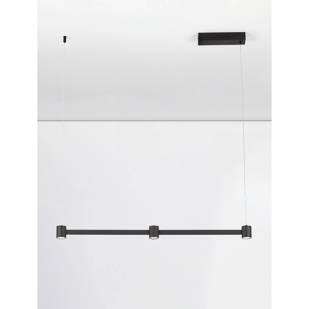 Suspension design Puize 3 lumières noir Lyora 5212017448576