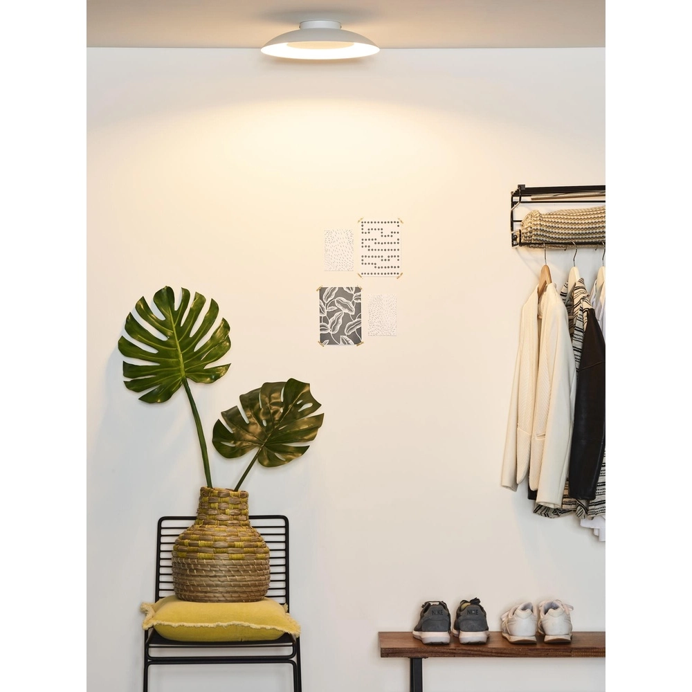 Lampe de plafond Foskal Ø 34,5cm blanc Lucide 5411212791276