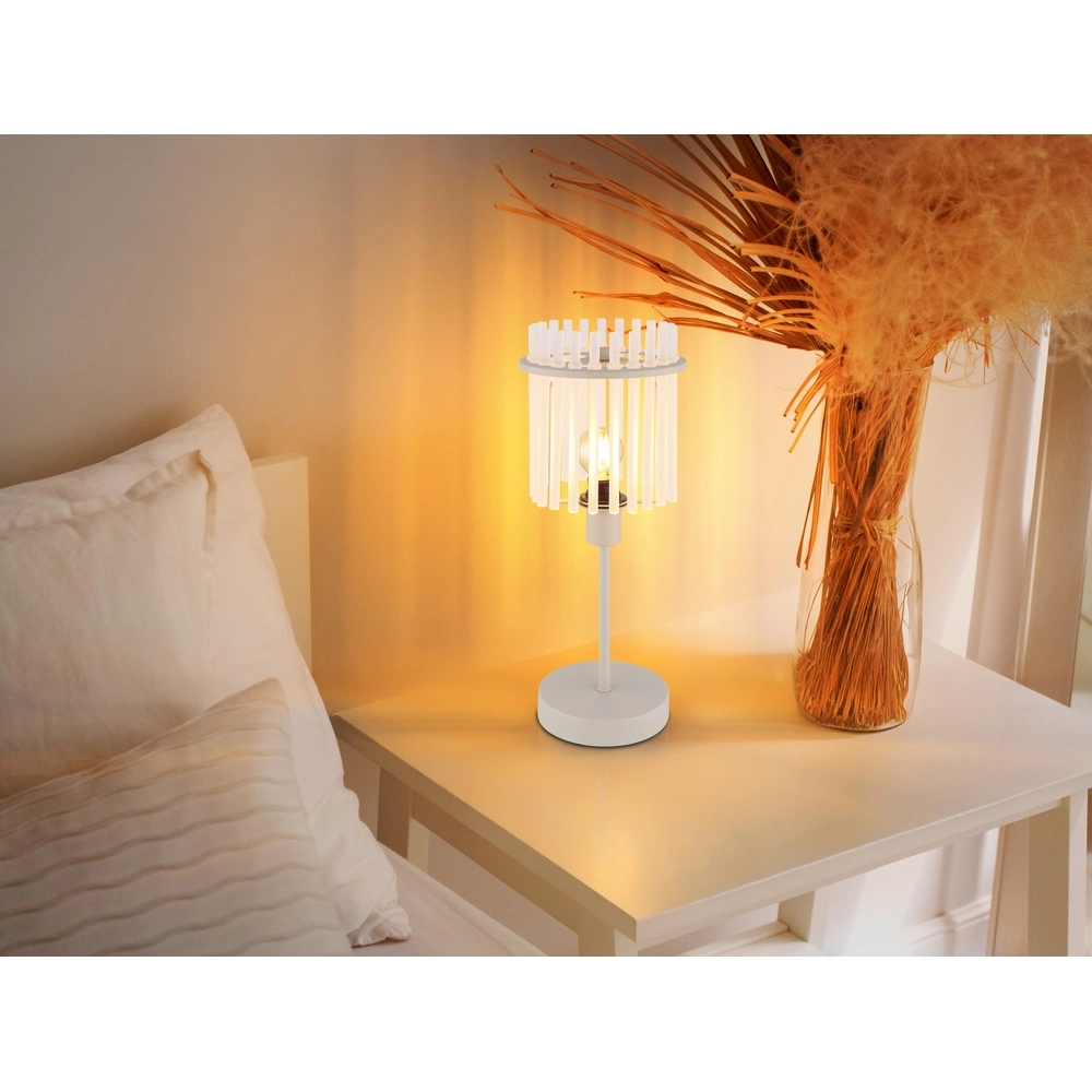Lampe de table Gorley brun sable avec verre Globo 9007371569700