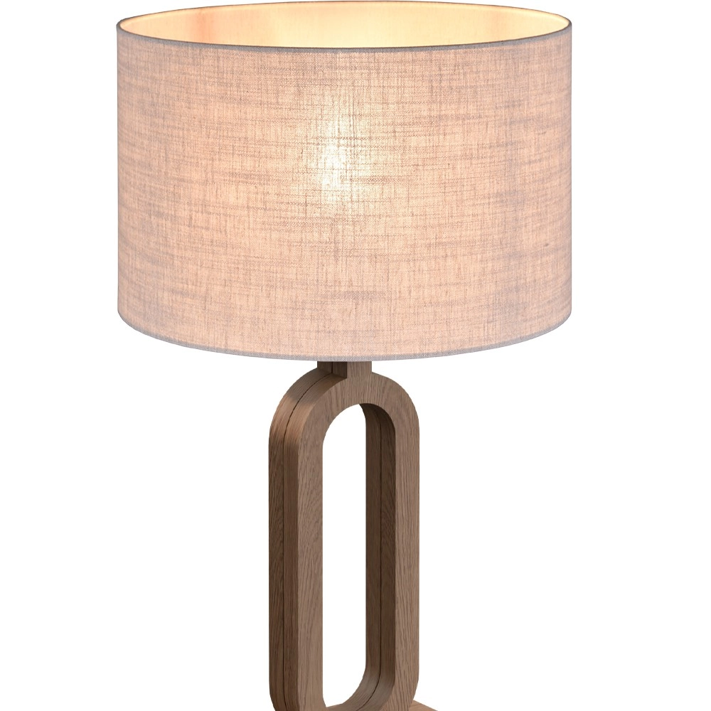 Lampe de table Sino Loop Bois foncé de 39 cm Masterlight
