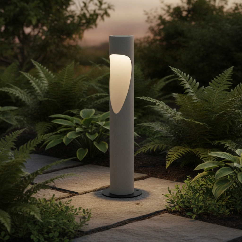 Lampe de jardin ronde Nodino 75cm