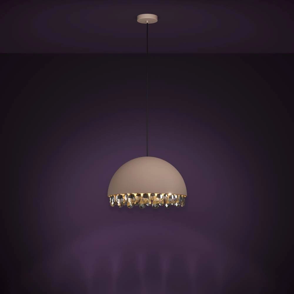 Lampe à suspension Moka avec cristal Gaetano 2 Ø 45 cm Stars of Light 9002759399481