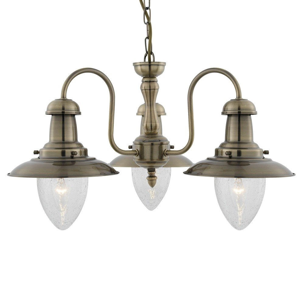 Lampe suspendue antique Fisherman