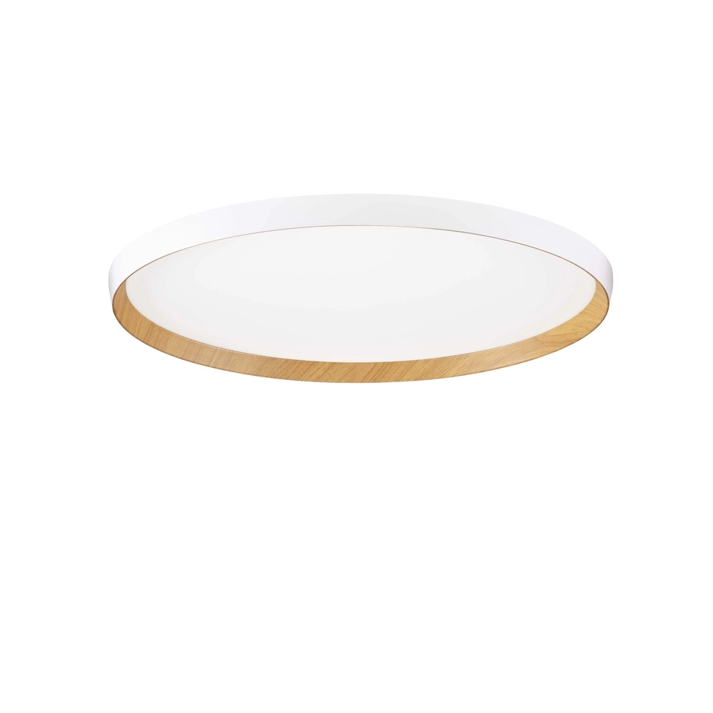 Plafonnier Vomos blanc Ø 60cm Lyora 5212017448774