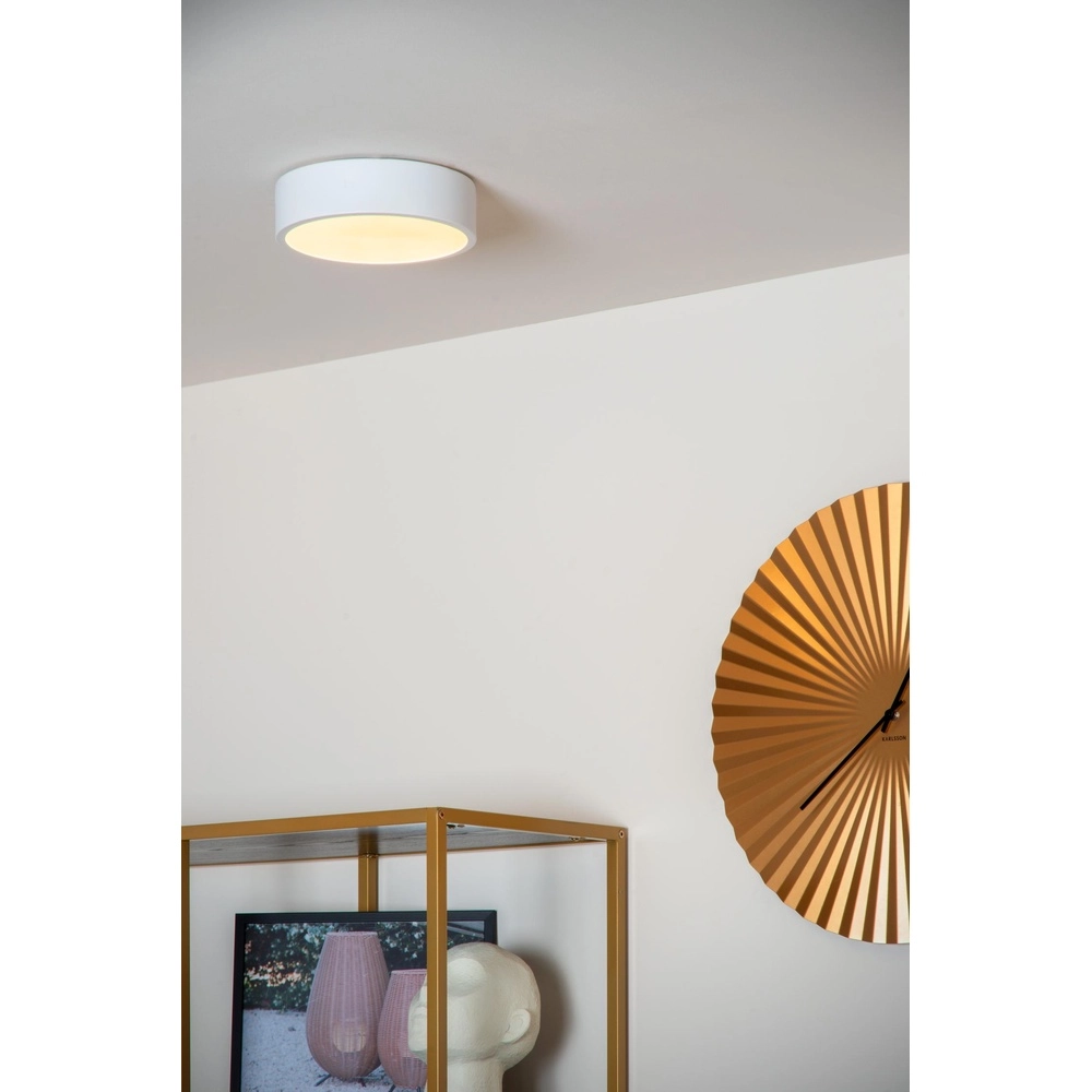 Éclairage de plafond Unar Ø 20cm - 2700K - blanc Lucide 5411212792013