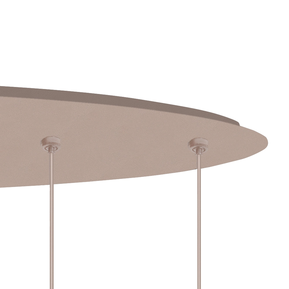 Lampe suspendue Champagne Egg Ovale à 8 lumières Highlight 8718379052408