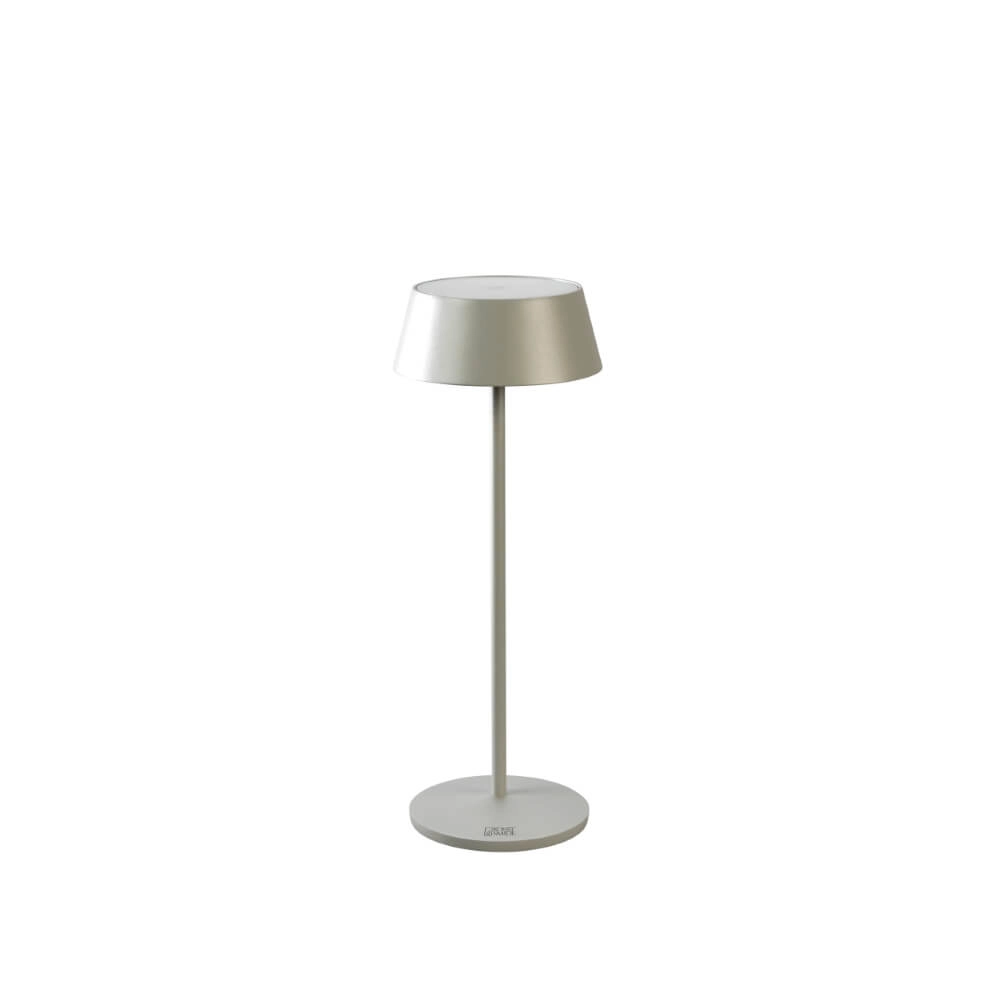 Lampe de table rechargeable Menton gris KonstSmide 7318307839302