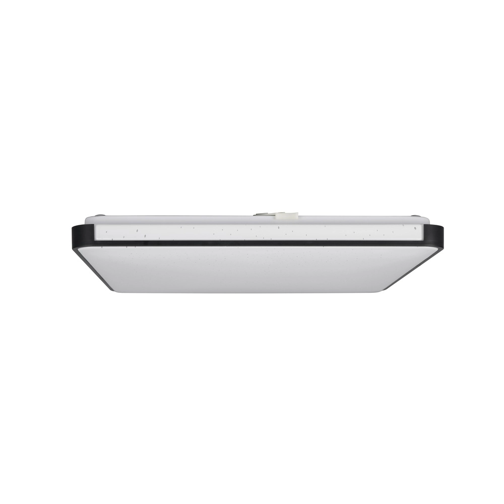 Lampe de plafond Relus Carré noir 37 x 37 cm Trio 4017807704723
