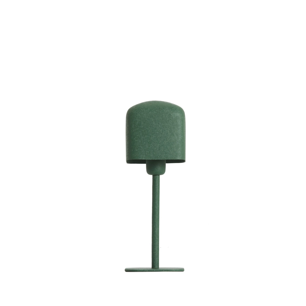 Lampe de chevet Elenie 13x13cm - vert foncé mat