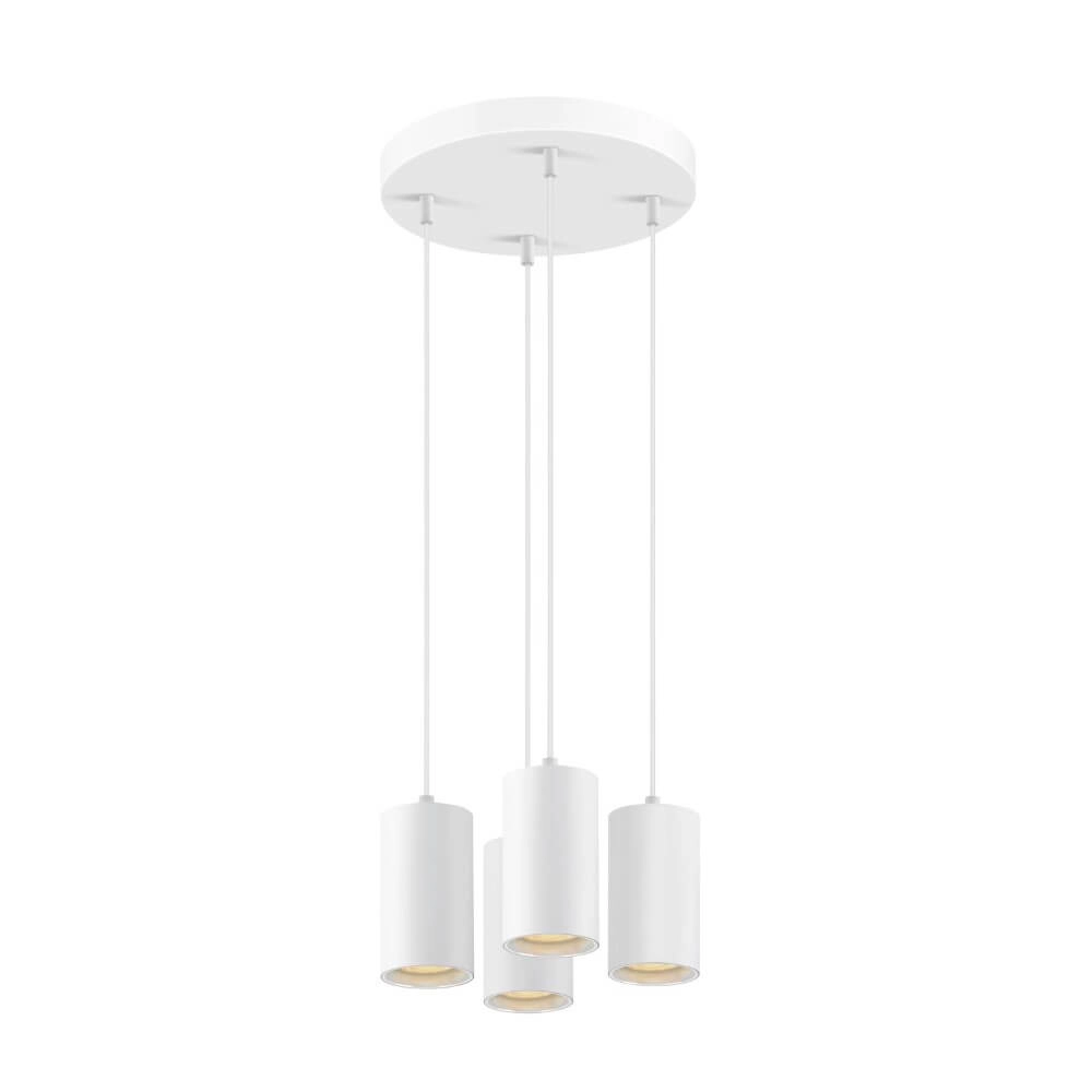 Lampe suspendue Asto Tube blanc 4x GU10 Lampe suspendue Asto Tube blanc 4x GU10