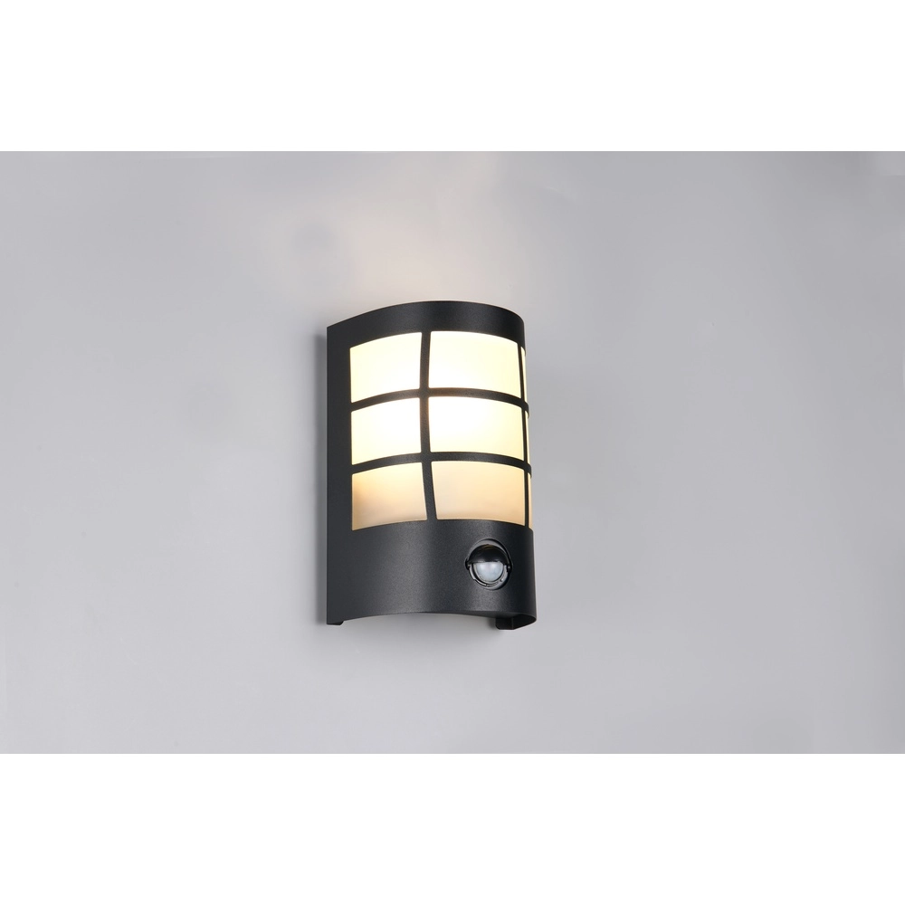 Applique murale noire Sintra avec capteur Trio 4017807648256