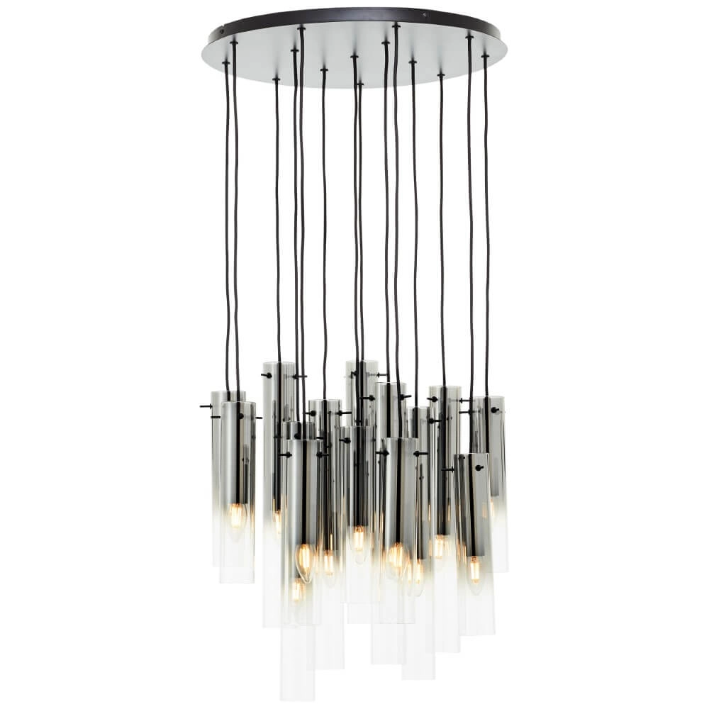 Lampe suspendue 14 lumières Glasini Ø 52 cm