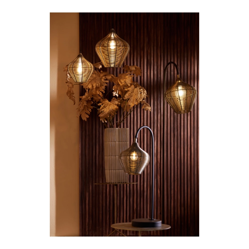 Lampe suspendue Alvaro bronze Ø 20 cm Light & Living 8717807634087