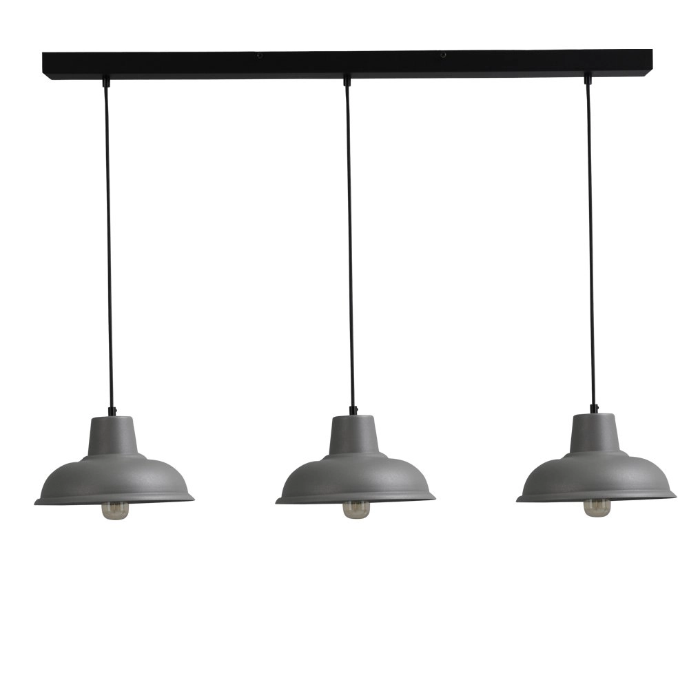 Lampe de salle à manger Di panna Industria 3x26 Rétro