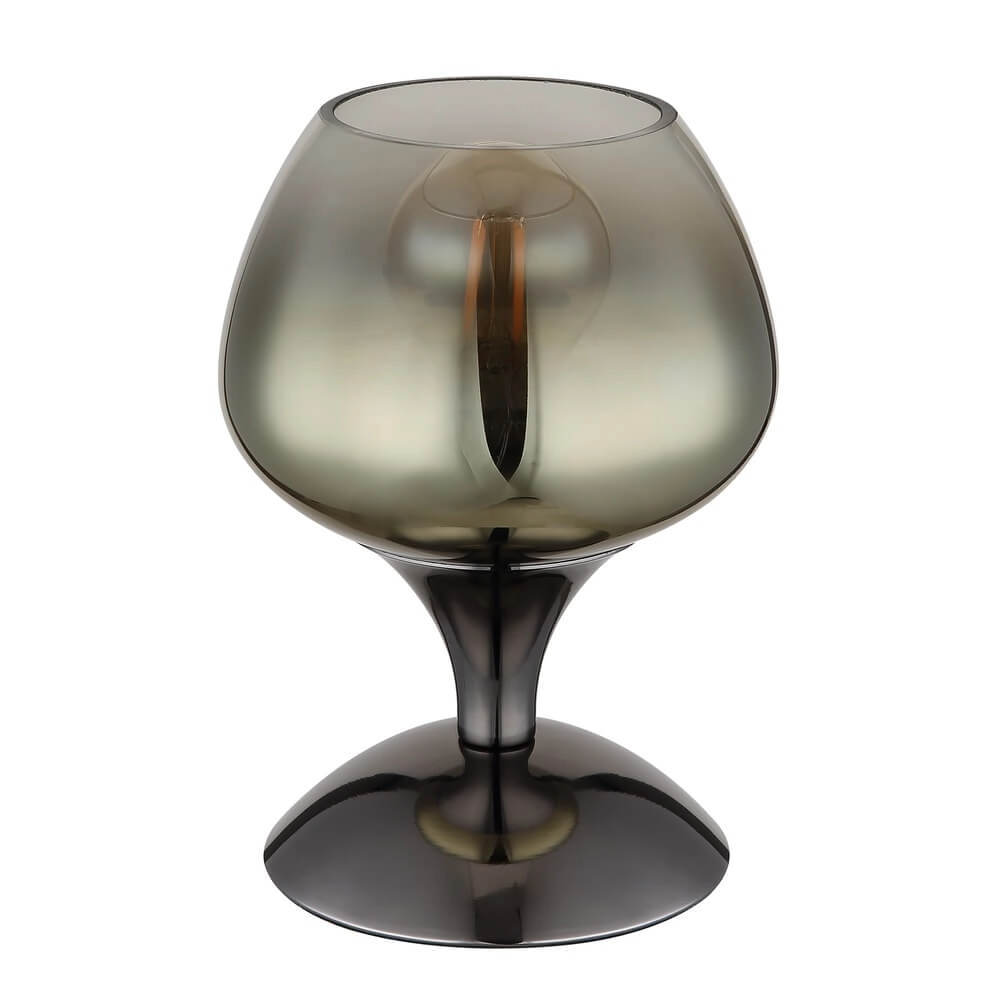 Lampe de table en bronze Maxy avec verre ambré Ø 15cm Globo 9007371462933