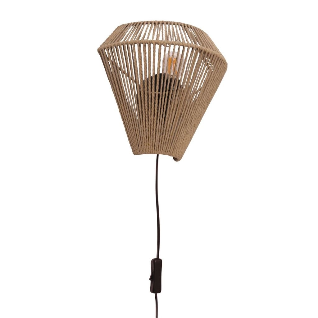 Lampe murale en rotin Ropex Rotin Steinhauer 8712746181814