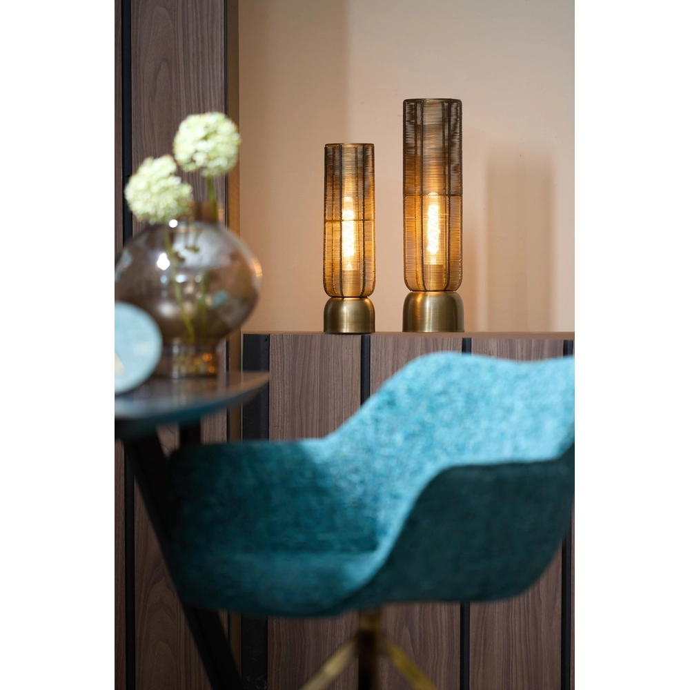Lampe de table Lezuza Ø 13,5 cm de bronze Light & Living 8717807659899
