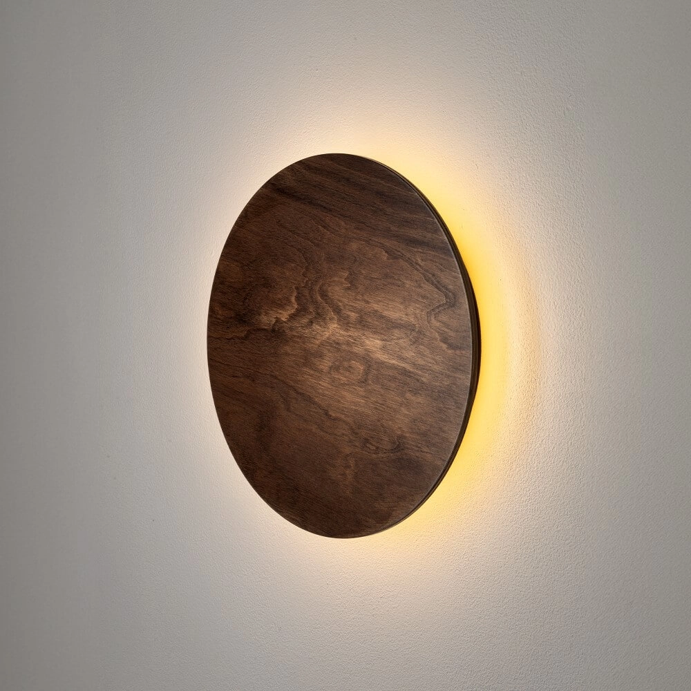 Applique murale Ring Timber M Bois LED Lyora 5903139112901