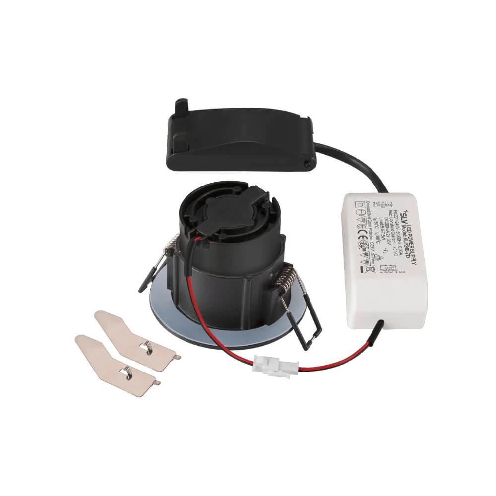 Spot LED rond New Tria 68 noir - 2700K - 460lm - 38g SLV 4024163278591