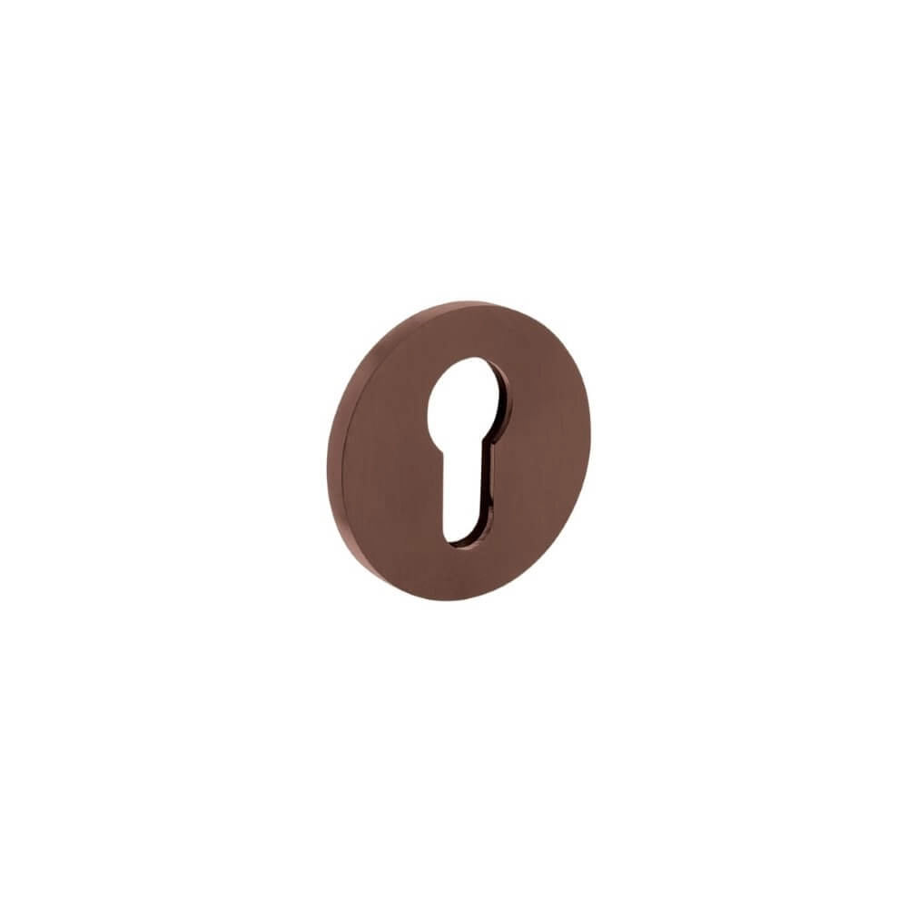 Rosace ronde Tira Profil trou de cylindre bronze mat