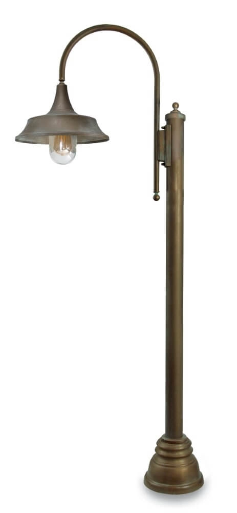 Lampe sur pied Atelier S - laiton vieilli