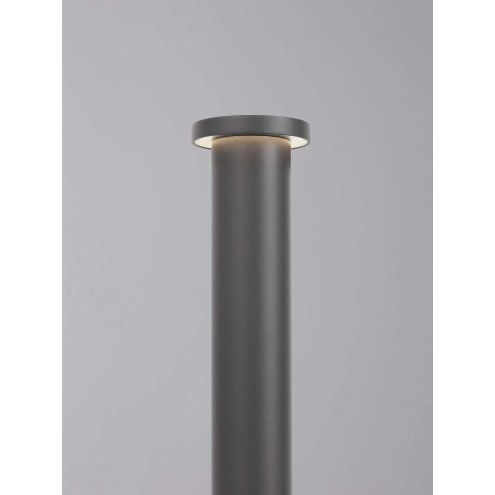 Éclairage de chemin moderne Bast gris foncé 65cm - 2700K Lyora 5212017497635