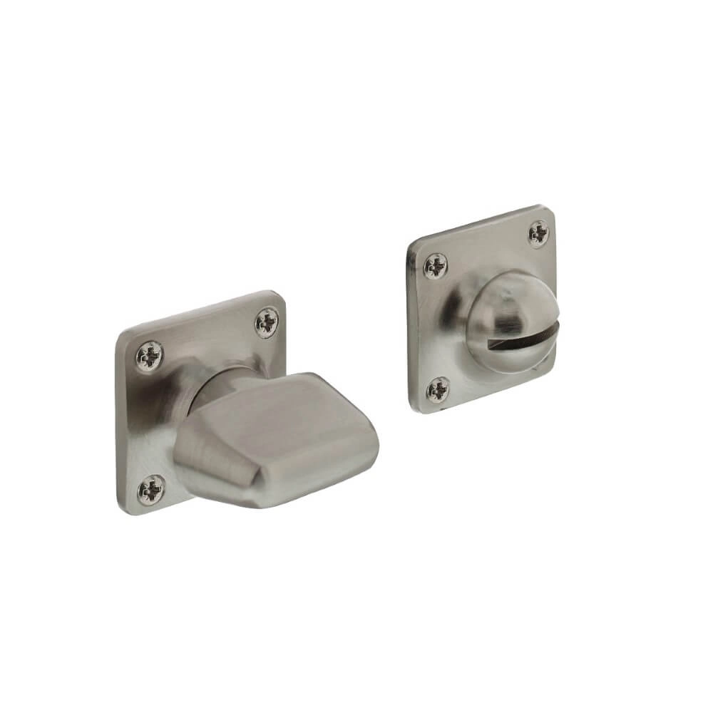 Fermeture des toilettes Tira Carré de base nickel mat