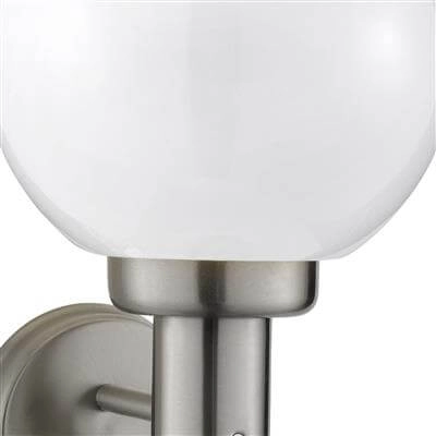Applique en acier inoxydable Orb avec capteur Searchlight 5013874402974