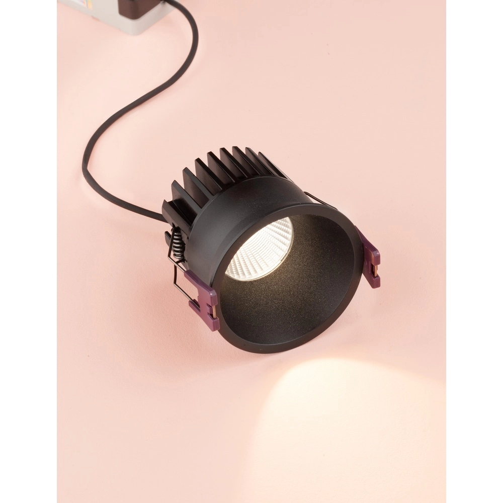 Spot encastré noir Blade Ø 7,8 cm