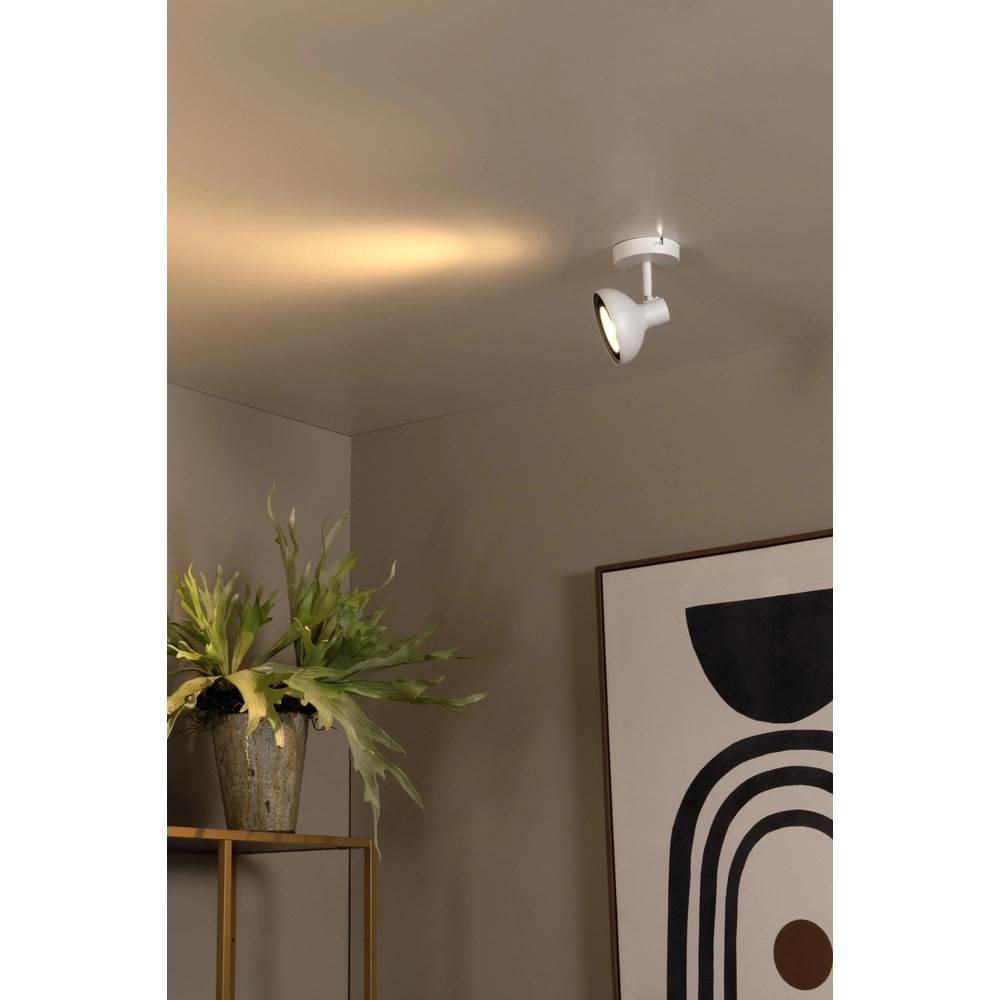 Lampe de plafond Sensas design blanc GU10 ES111 Lucide 5411212303172