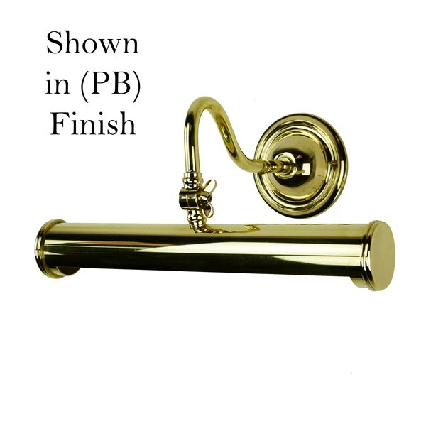 Lampe de peinture rurale Blenheim Picture cuivre antique (ant) Limehouse