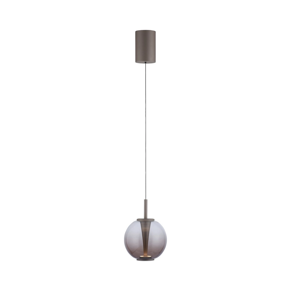 Suspension LED Pure Infinity avec verre ambré - Ø 18cm Paul Neuhaus 4012248399040