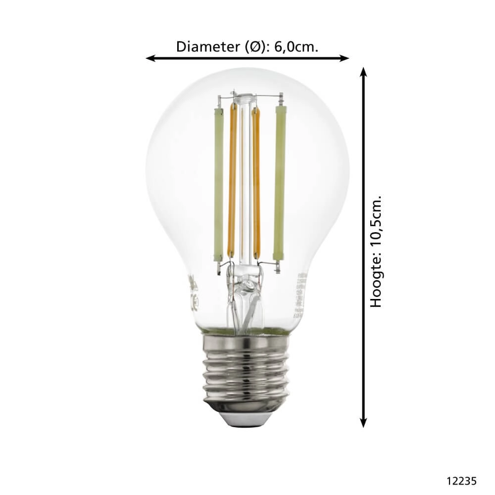 Ampoule de lampe LED Zigbee - E27 - 6 watt - 2200-6500K - A60 Eglo 9002759122355
