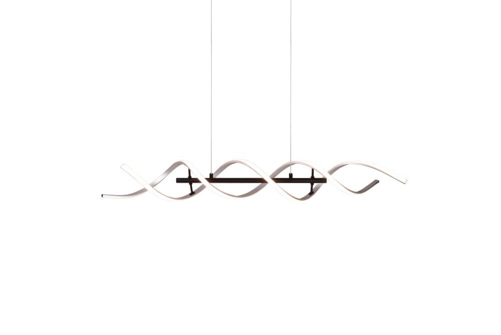 Lampe à suspension LED design Sequence métal brossé Trio 4017807540710