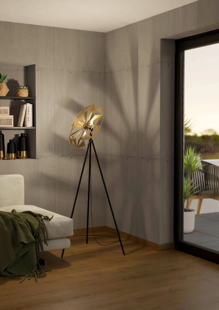 Lampadaire design Castanuelo Trépied Eglo 9002759438098