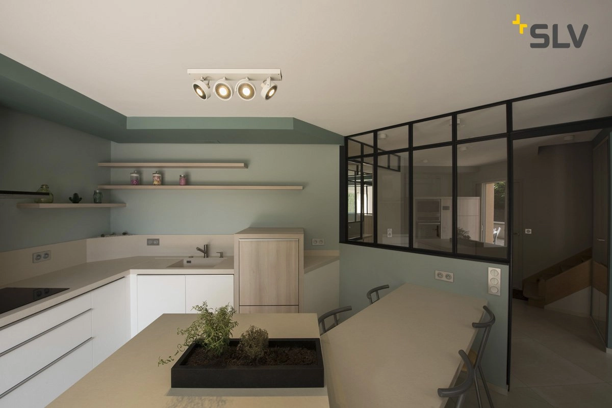 Spot de plafond Kalu 4 lumières blanc SLV 4024163222426